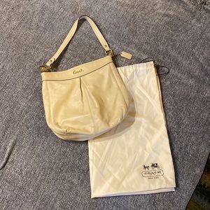 Beige Coach Bag